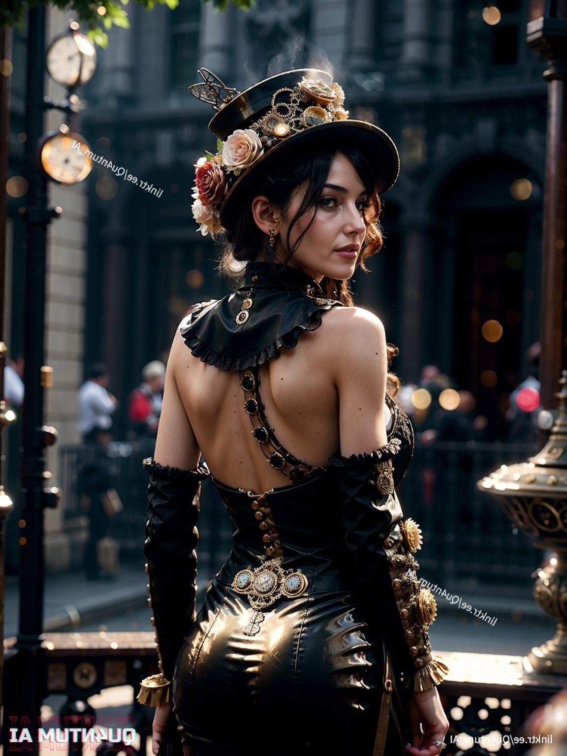 AI Monica B #Steam Punk 