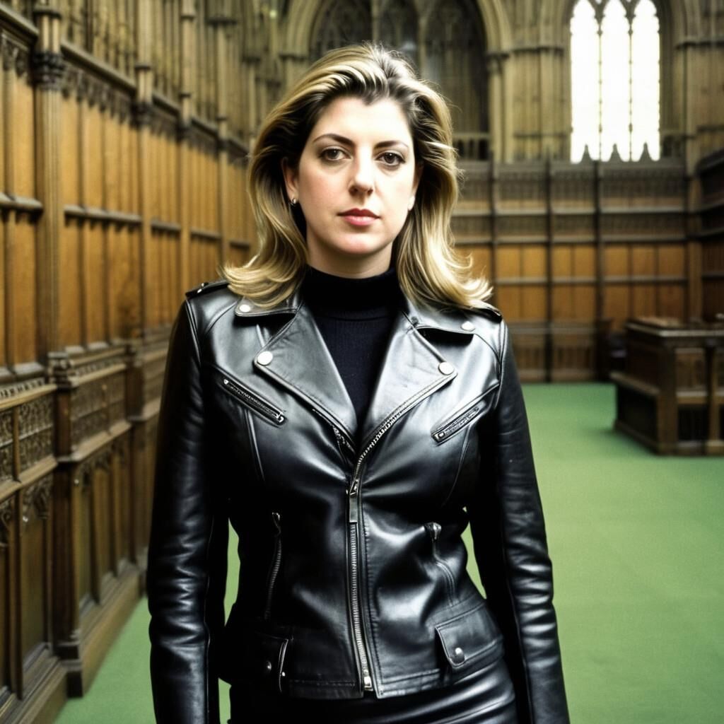 A.I. Penny Mordaunt in Leder