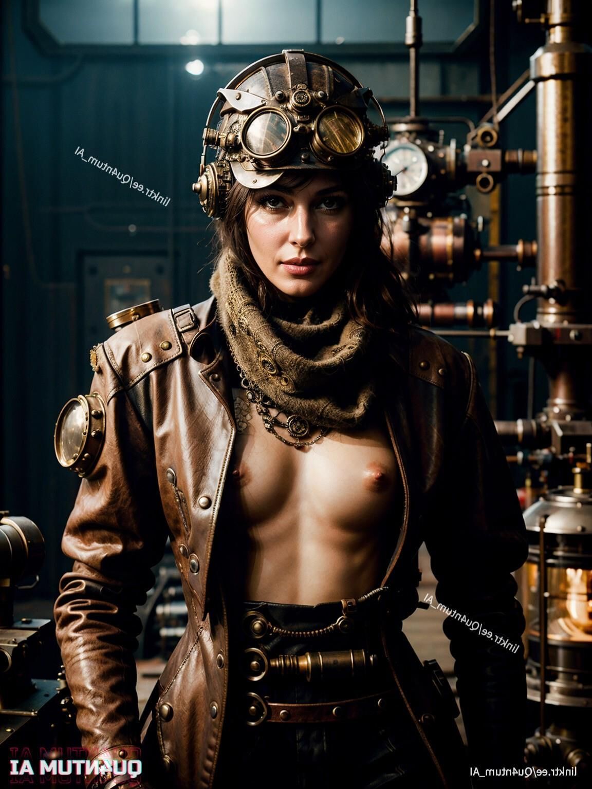 AI Monica B #Steam Punk 