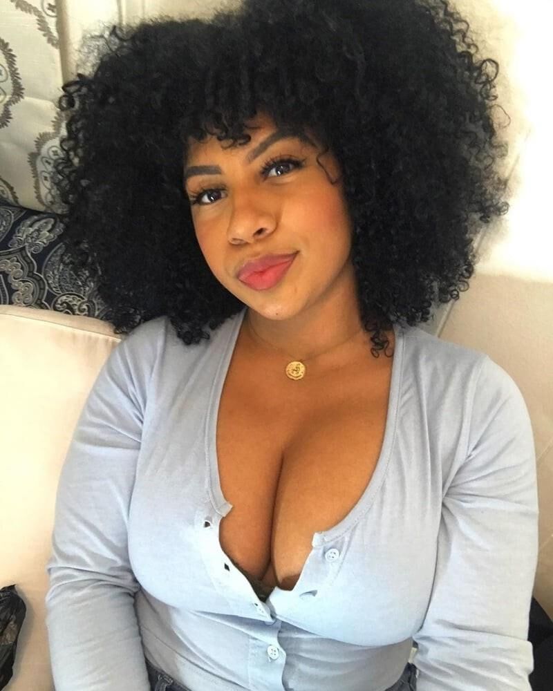 Ebony cleavage