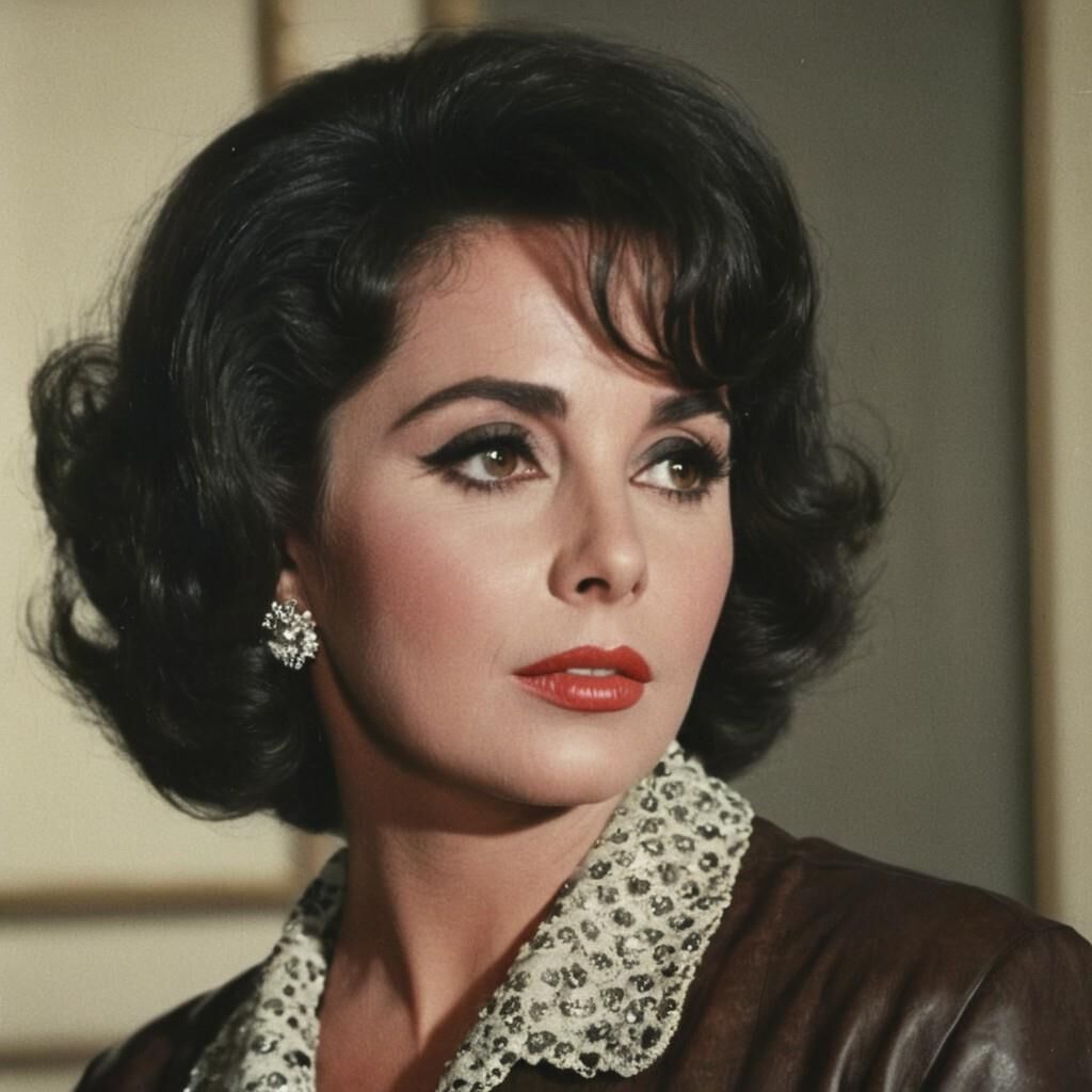 A.I.Elizabeth Taylor en cuero