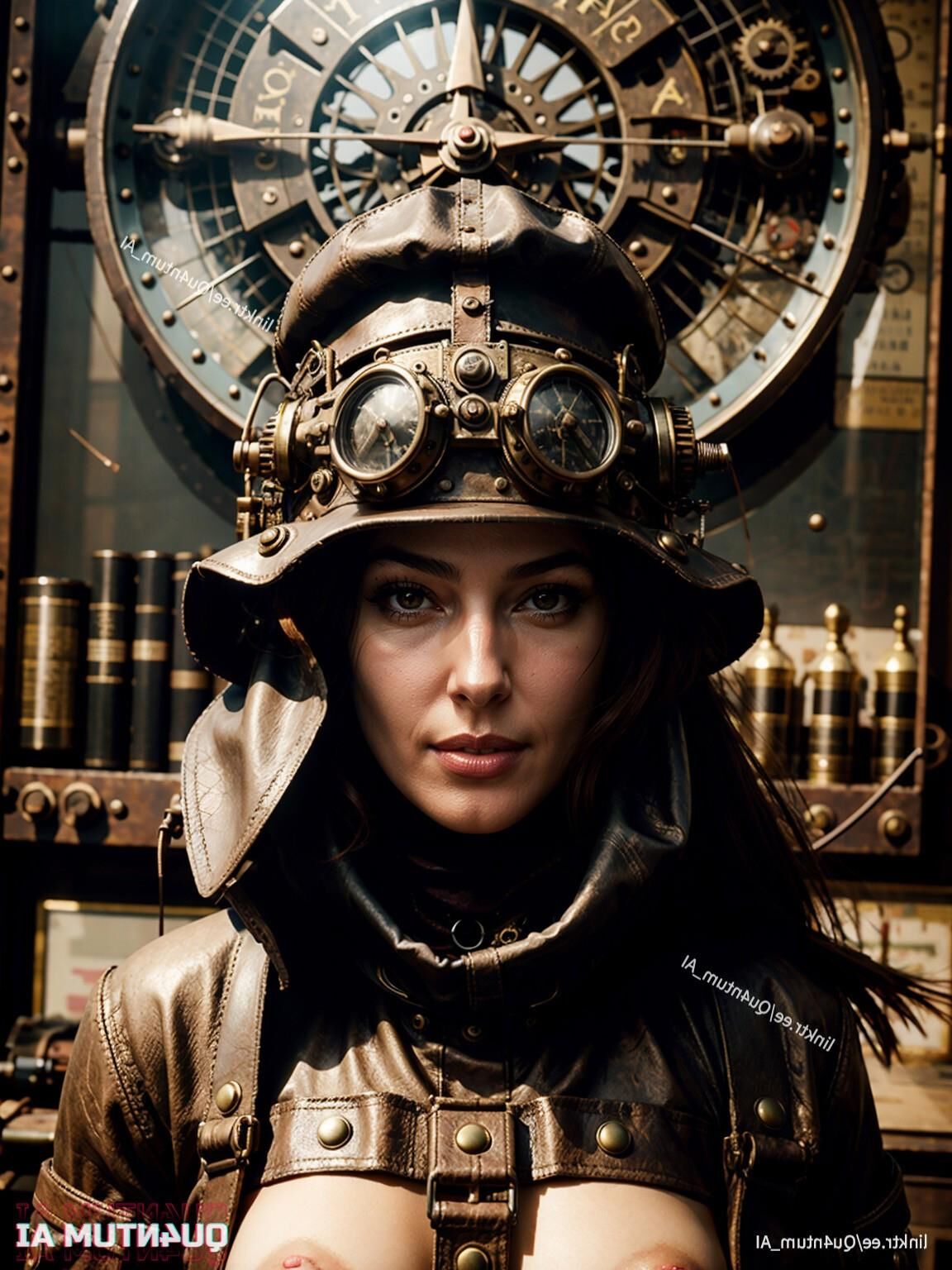 AI Monica B #Steam Punk 