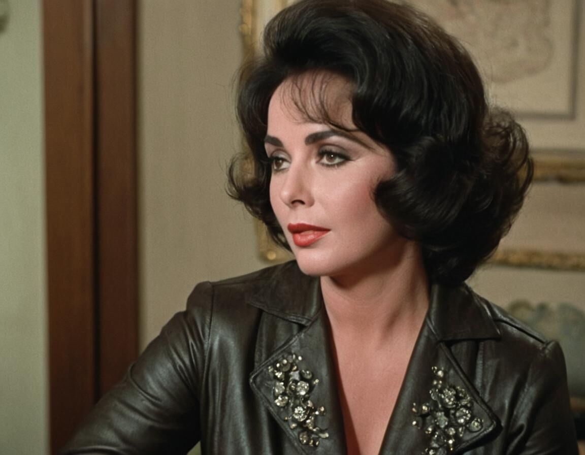 A.I.Elizabeth Taylor en cuero