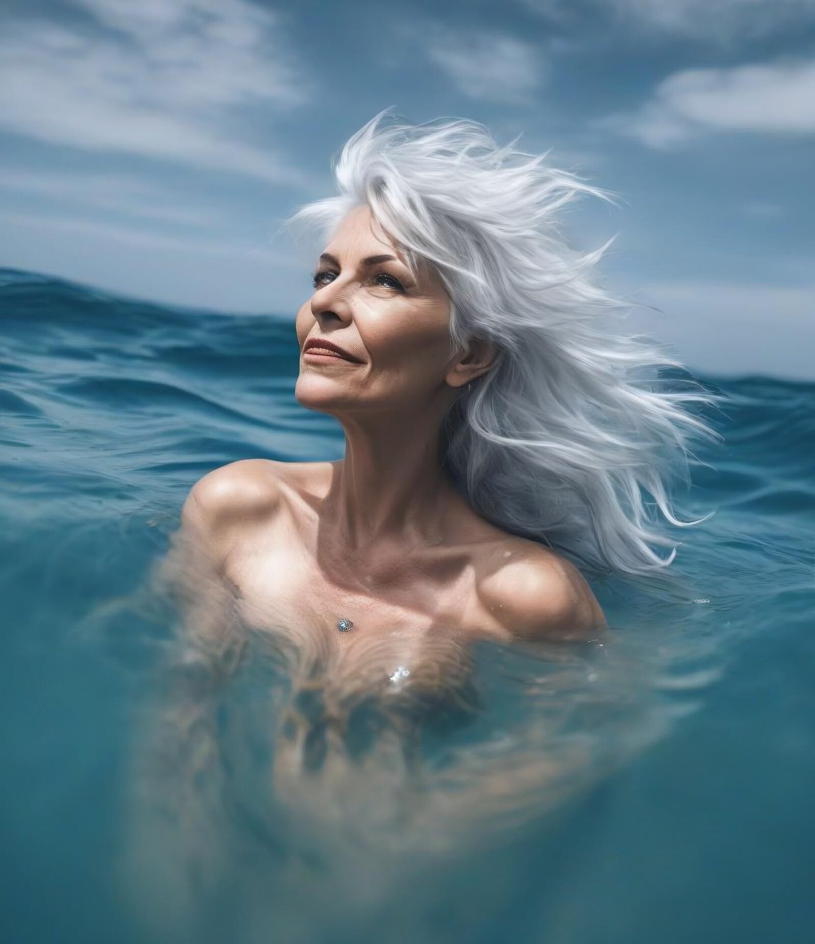 AI GRANNY 53 mermaid