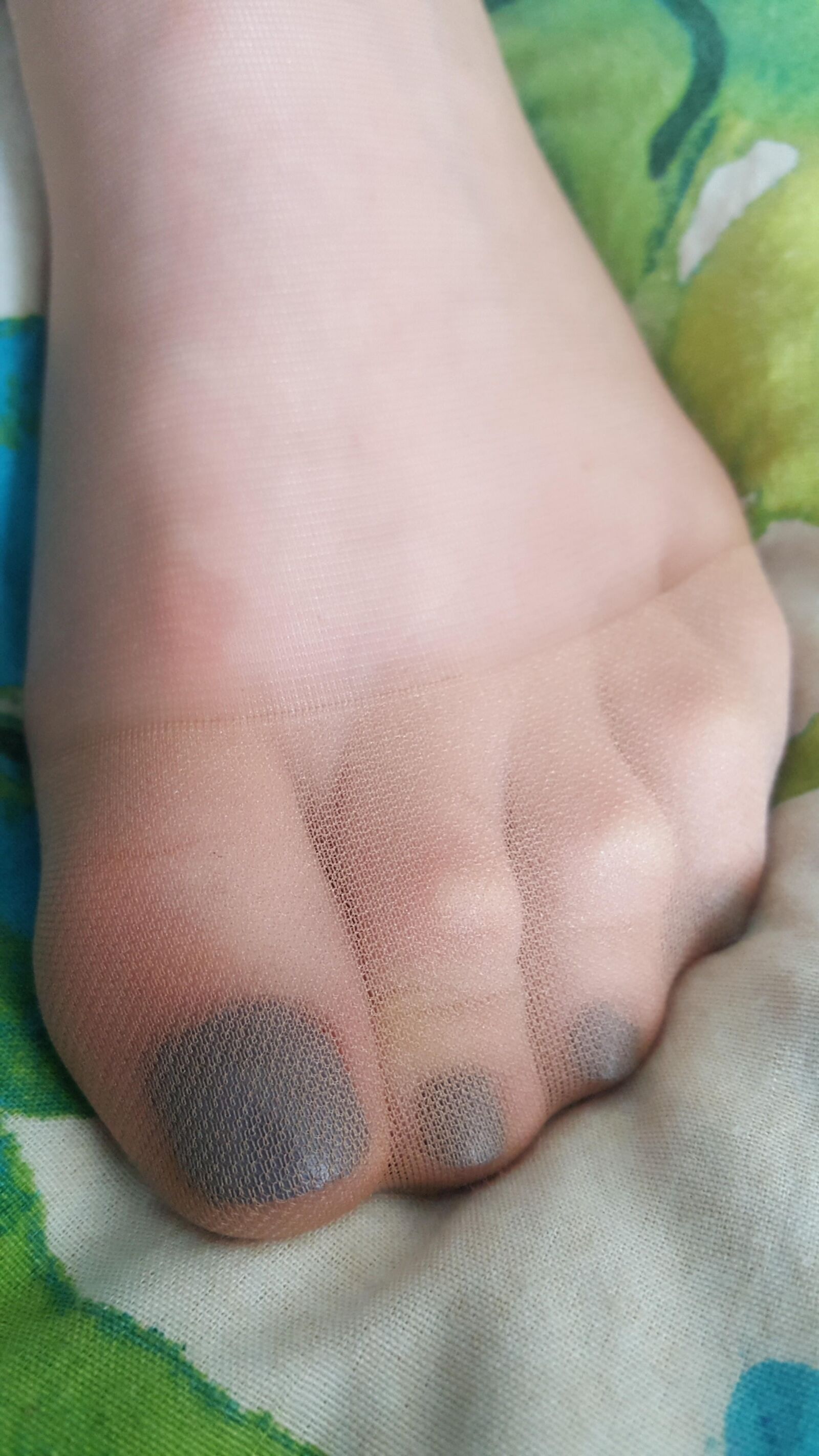 My wife nylon feet 4