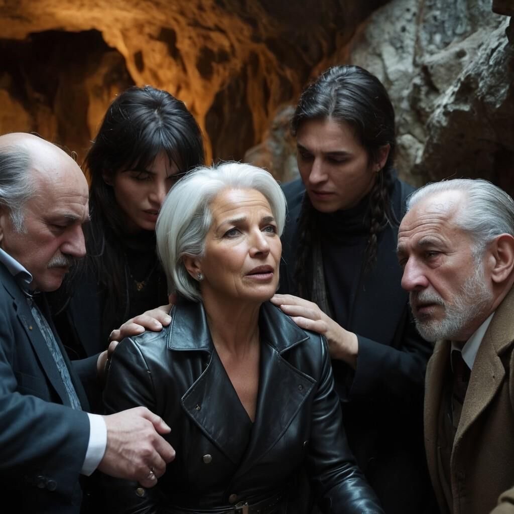 A.I. Christine Lagarde in Leather Alone to a Cave?