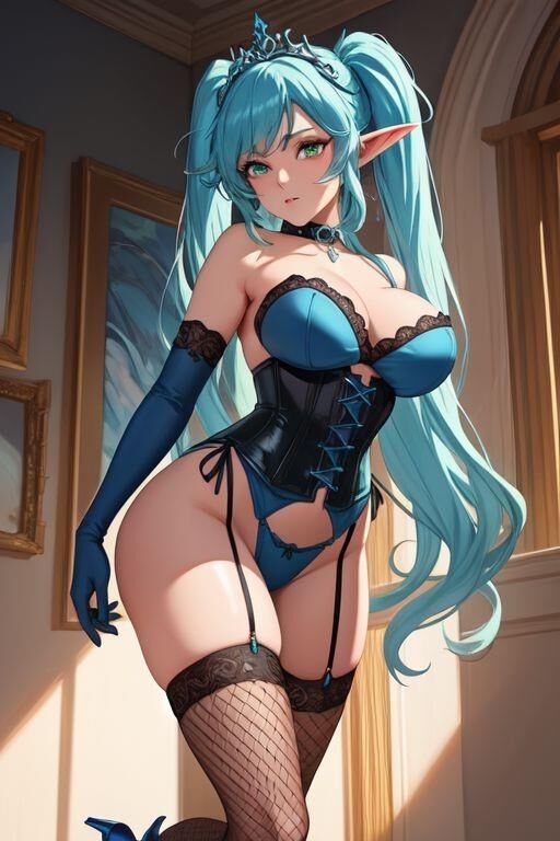 AI - Blue Hair Female Elf