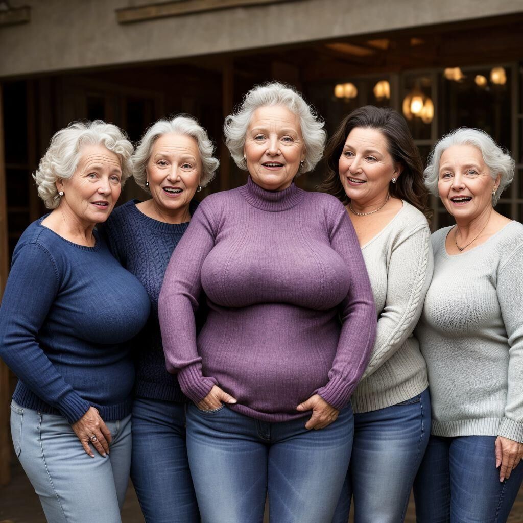 AI - Women in jeans and a sweater 3