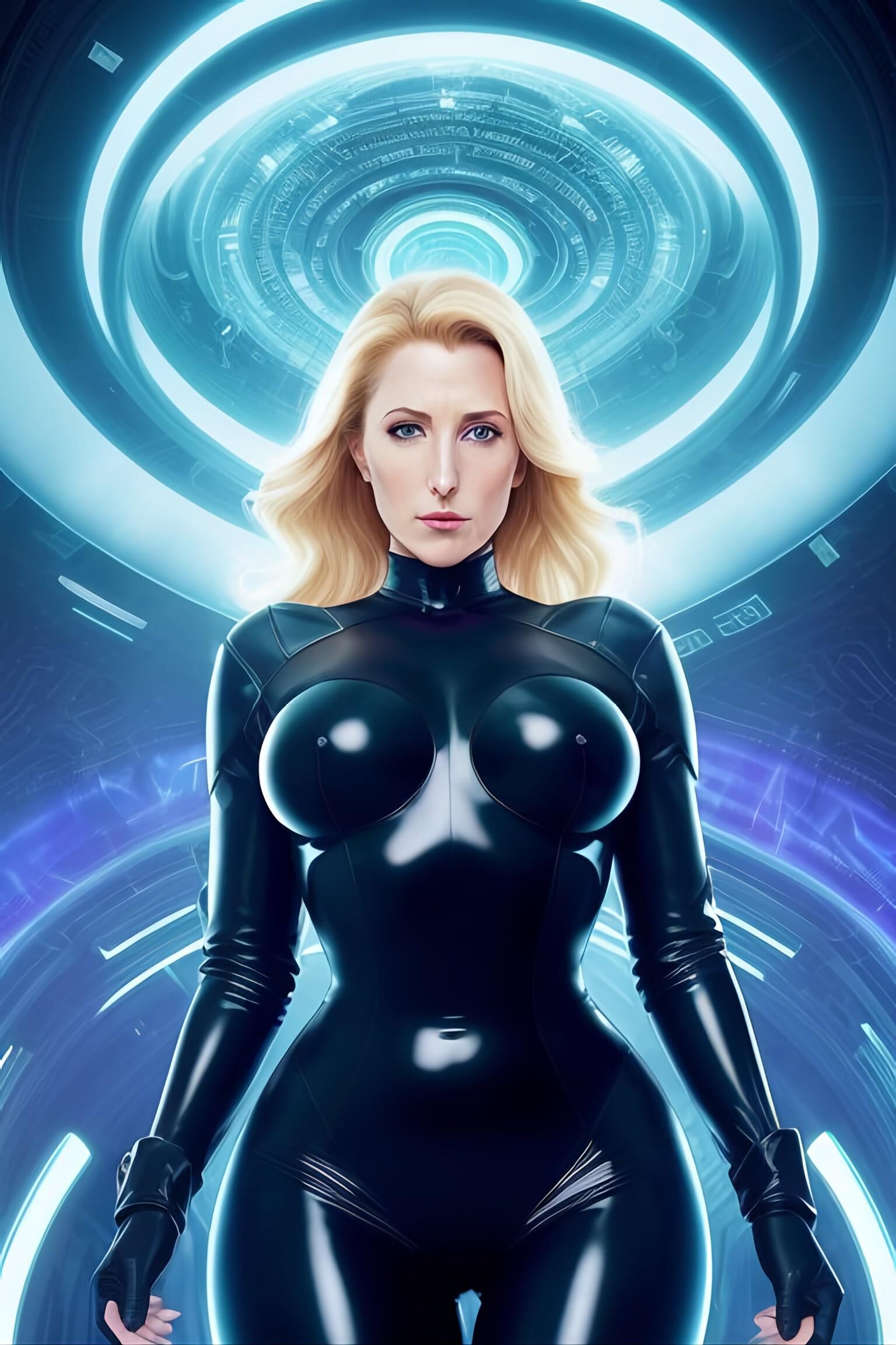 Gillian Anderson - Space / Matrix [ Ai ]