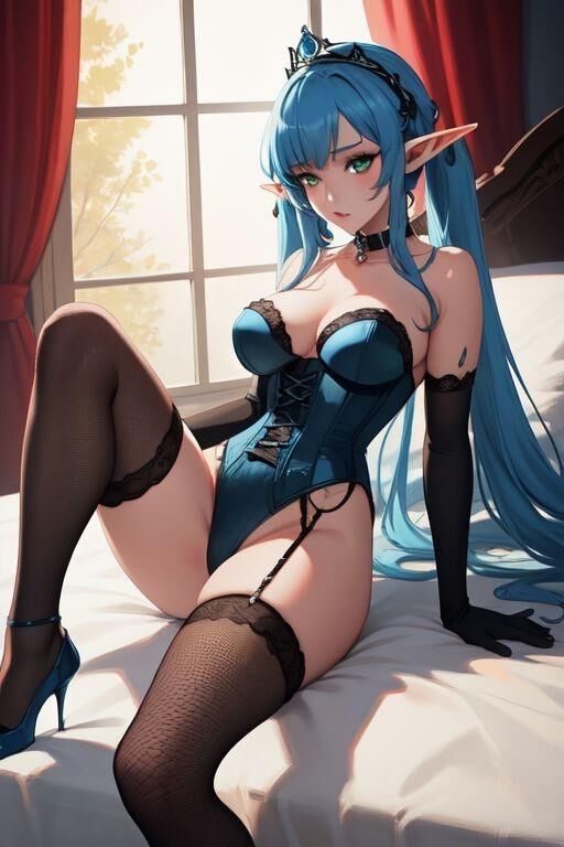 AI - Blue Hair Female Elf