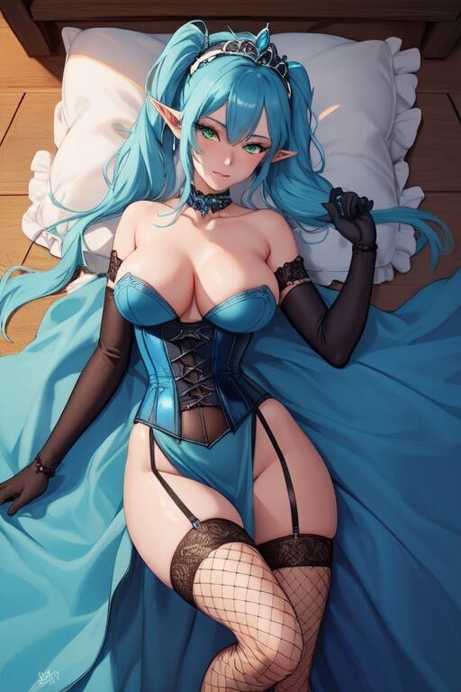 AI - Blue Hair Female Elf