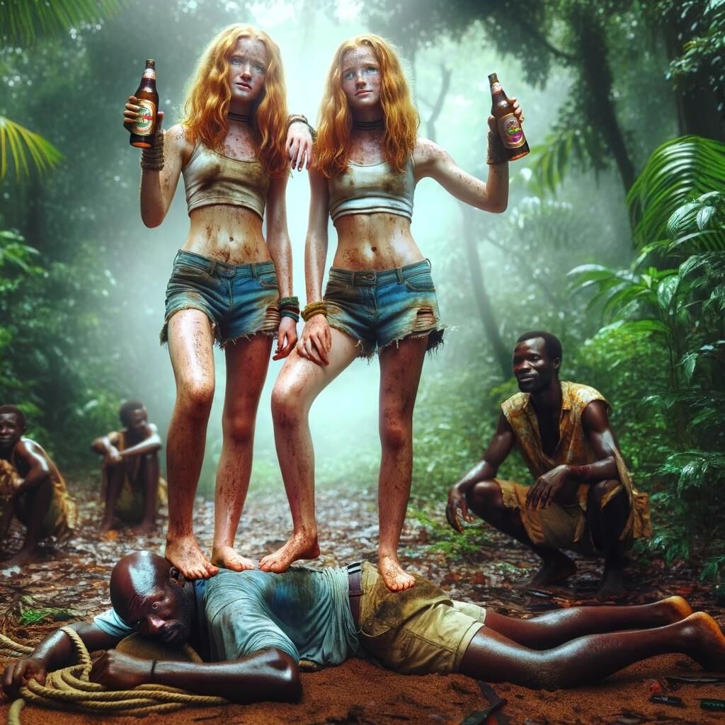 Barefoot Ginger Sisters Dominate in The Jungle