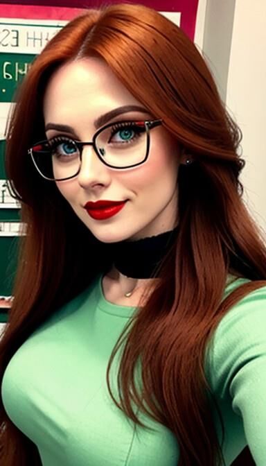 Ai Non Nude Pretty Women With Glasses