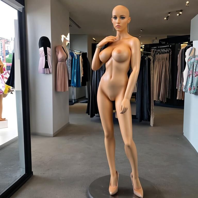 Maniquíes de sala de exposición.