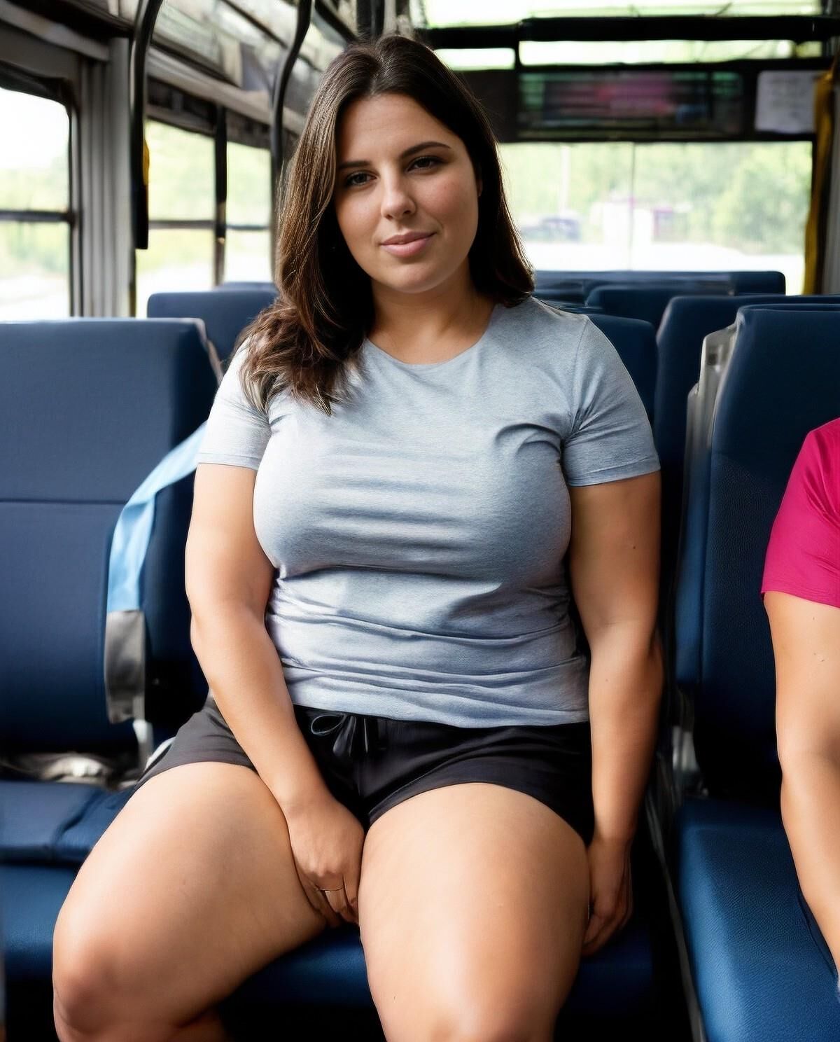 0083_AI_Generated - Bus chicks like when you stare at their legs