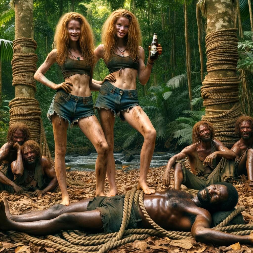 Barefoot Ginger Sisters Dominate in The Jungle