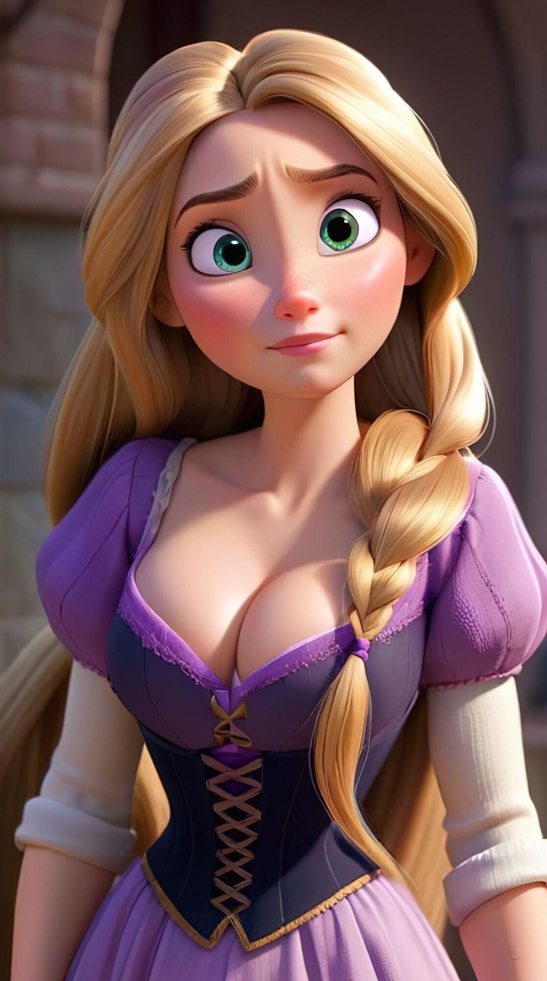 KI-generiertes Disney – Rapunzel