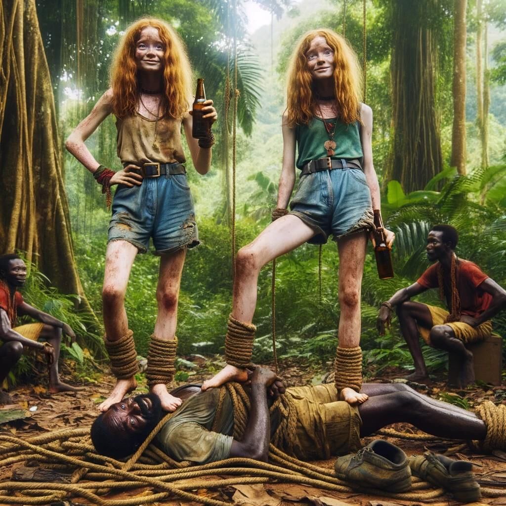 Barefoot Ginger Sisters Dominate in The Jungle