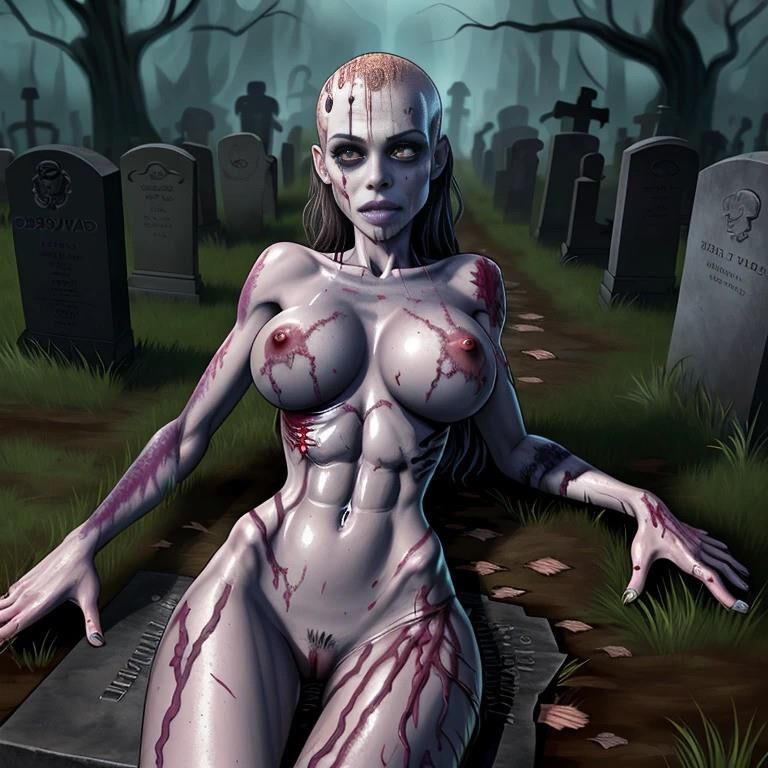 AI Generated - Zombie Bimboes