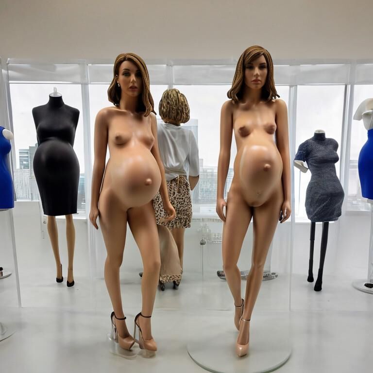 Dummies de exposición: maternidad sección 1