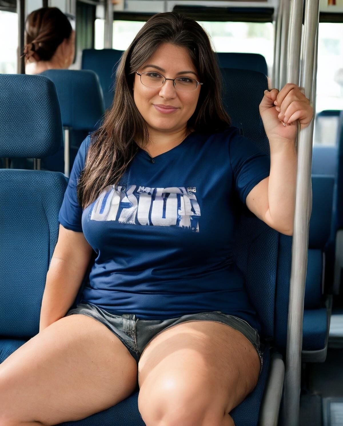 0083_AI_Generated - Bus chicks like when you stare at their legs