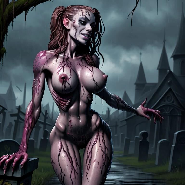 AI Generated - Zombie Bimboes