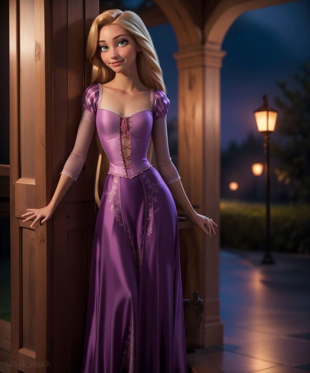 KI-generiertes Disney – Rapunzel