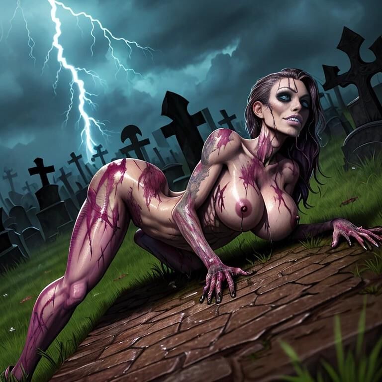 AI Generated - Zombie Bimboes