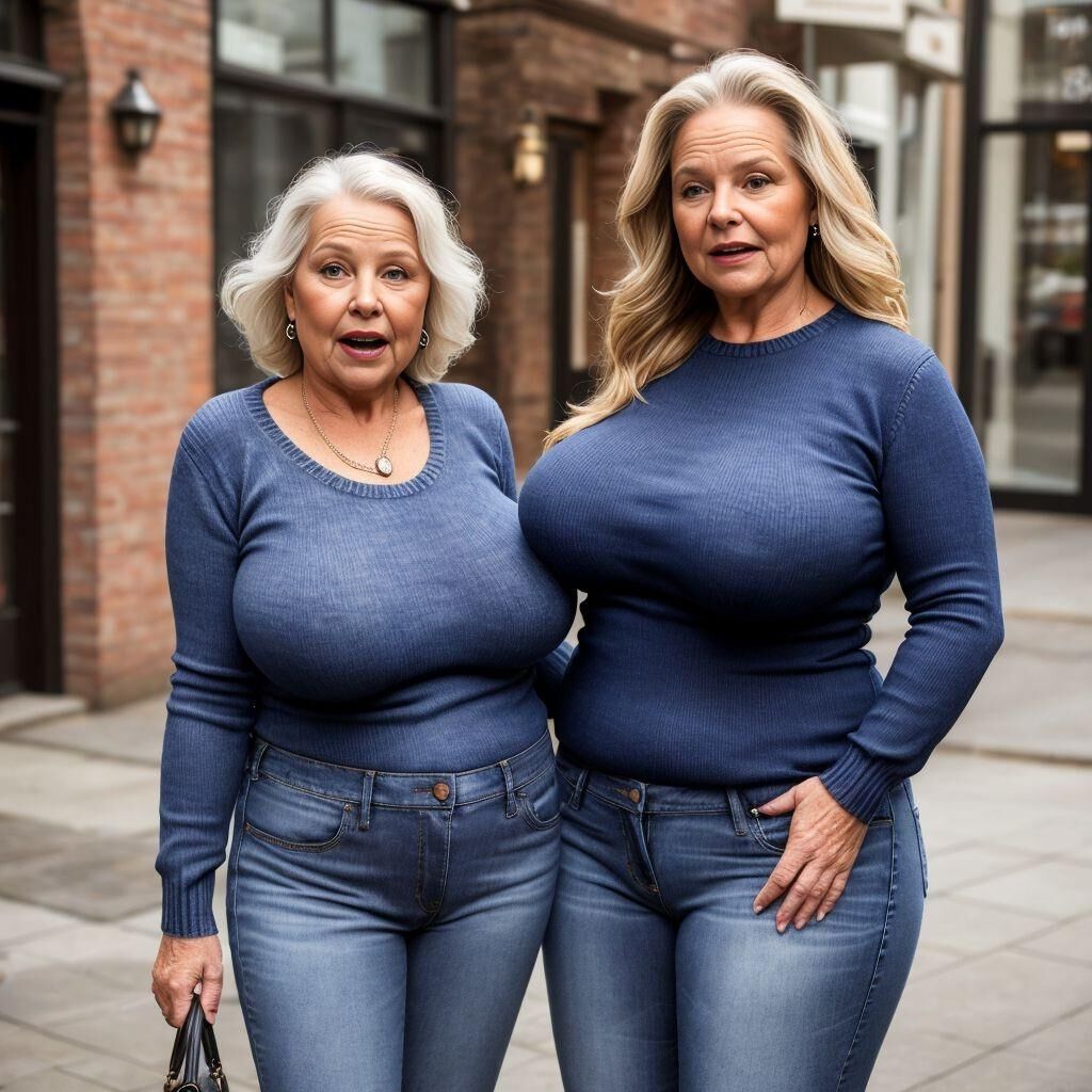 AI - Women in jeans and a sweater 3