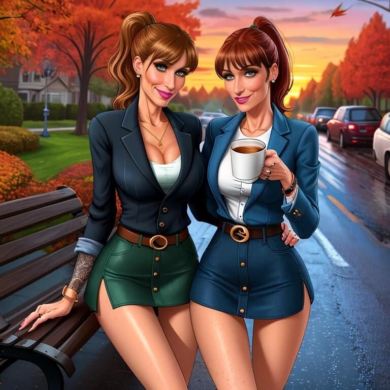 AI Generated - Hot Milfs in your Neighborhood