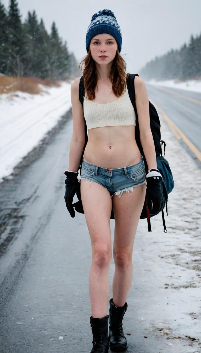  My Chilly Hitchhiking 002