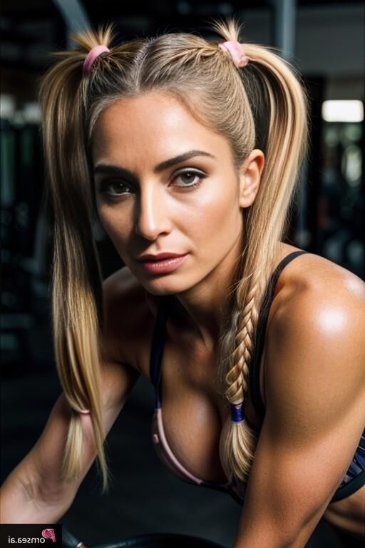 Fille de fitness générée à différents âges