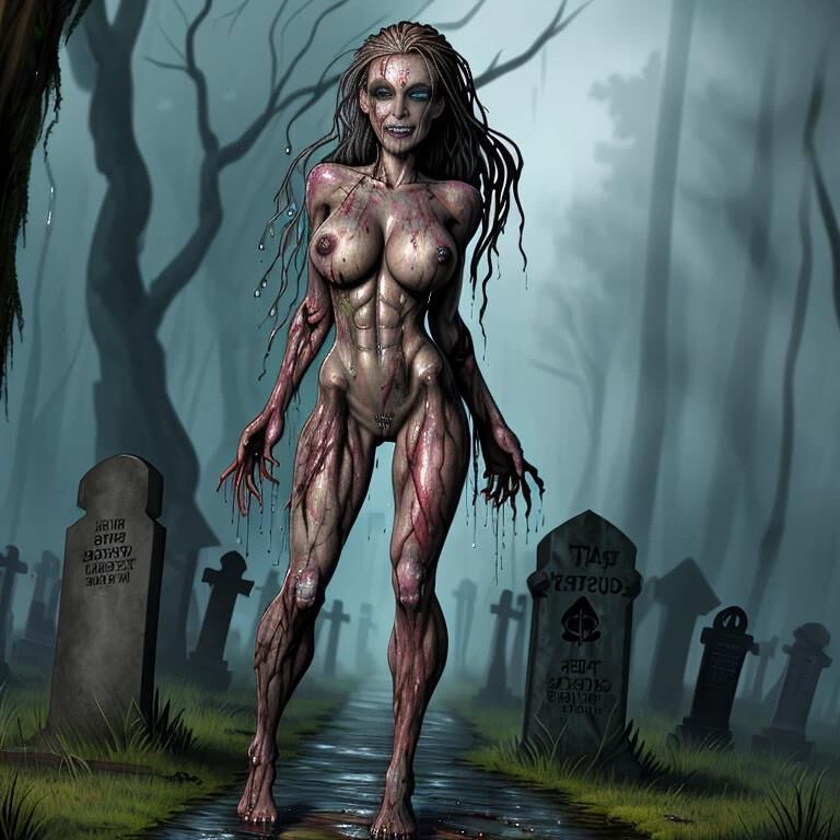 AI Generated - Zombie Bimboes