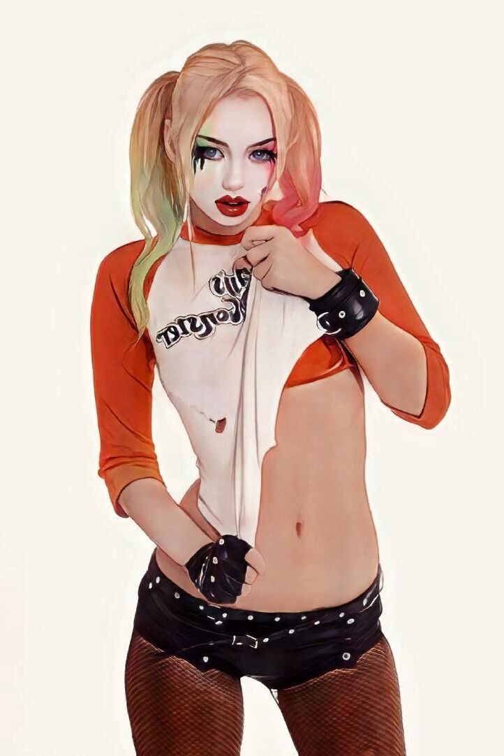 the evolution of Estonika - Harley Quinn