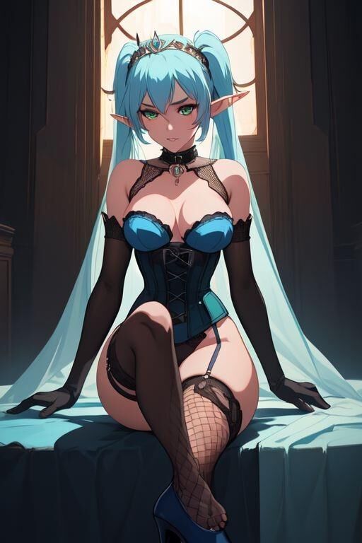 AI - Blue Hair Female Elf