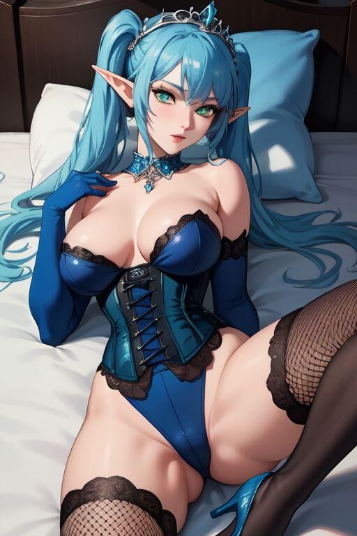 AI - Blue Hair Female Elf