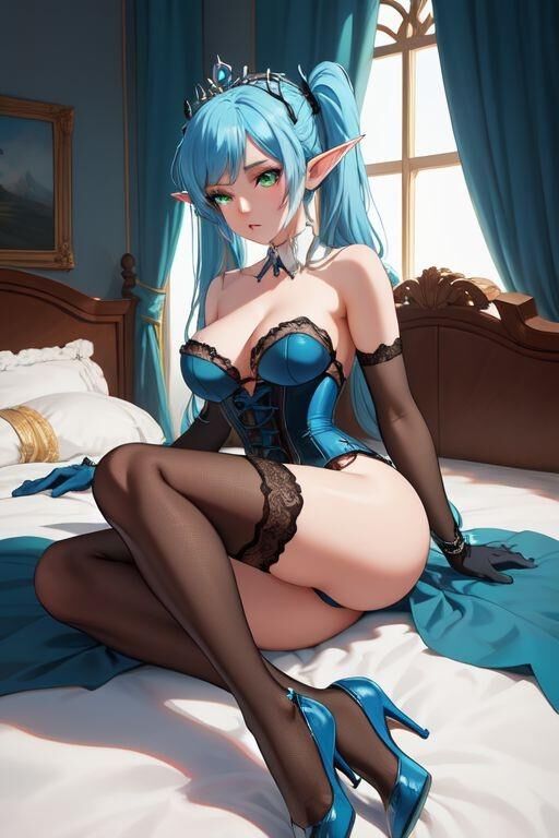 AI - Blue Hair Female Elf