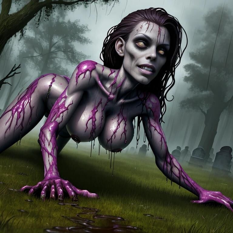 AI Generated - Zombie Bimboes