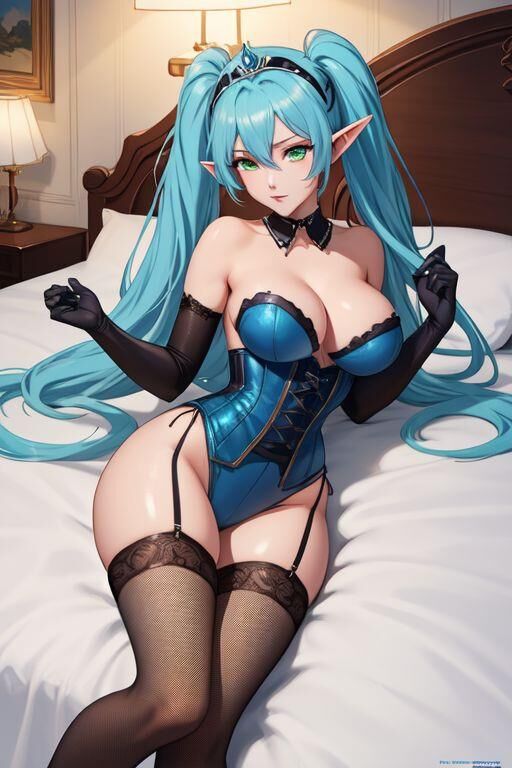 AI - Blue Hair Female Elf