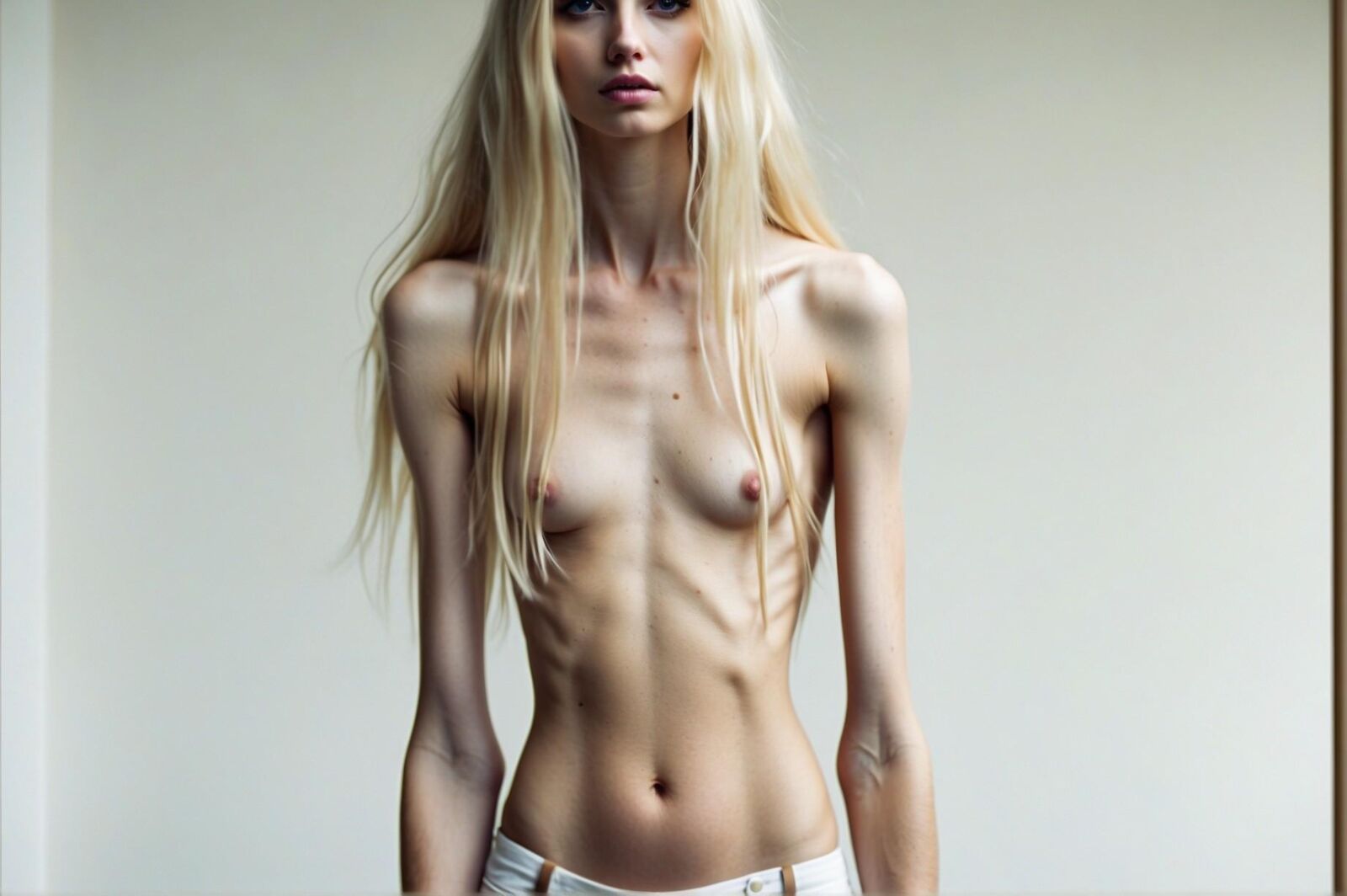 Anorexic fantasy-woman