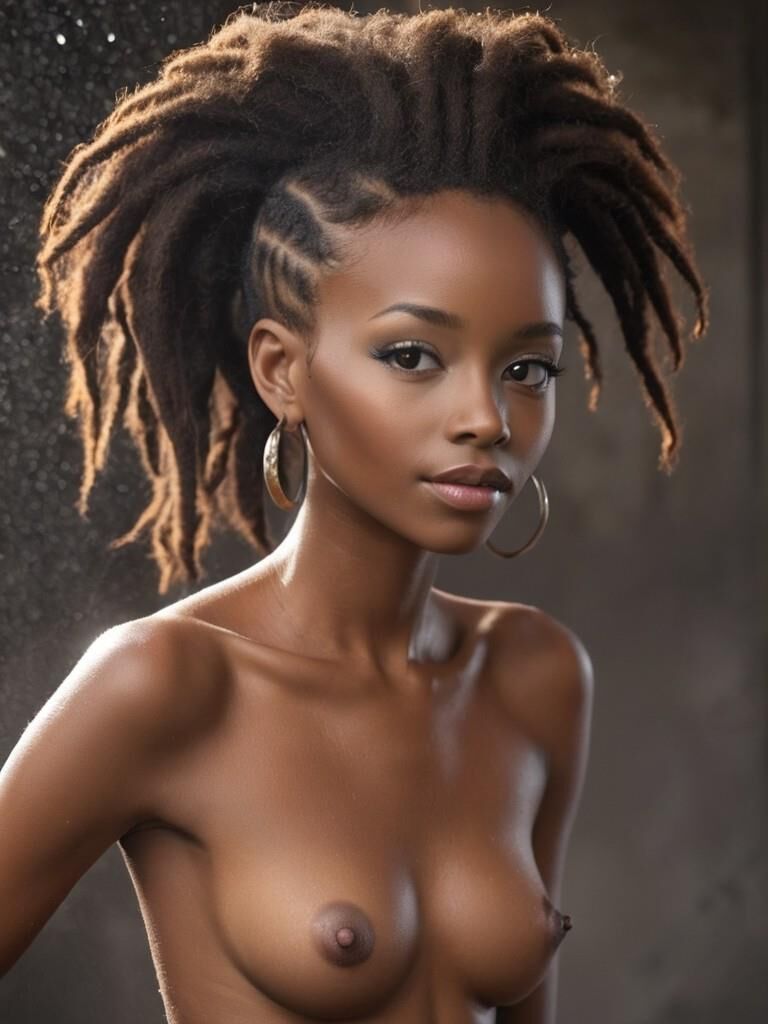 African beauties with dreadlocks  