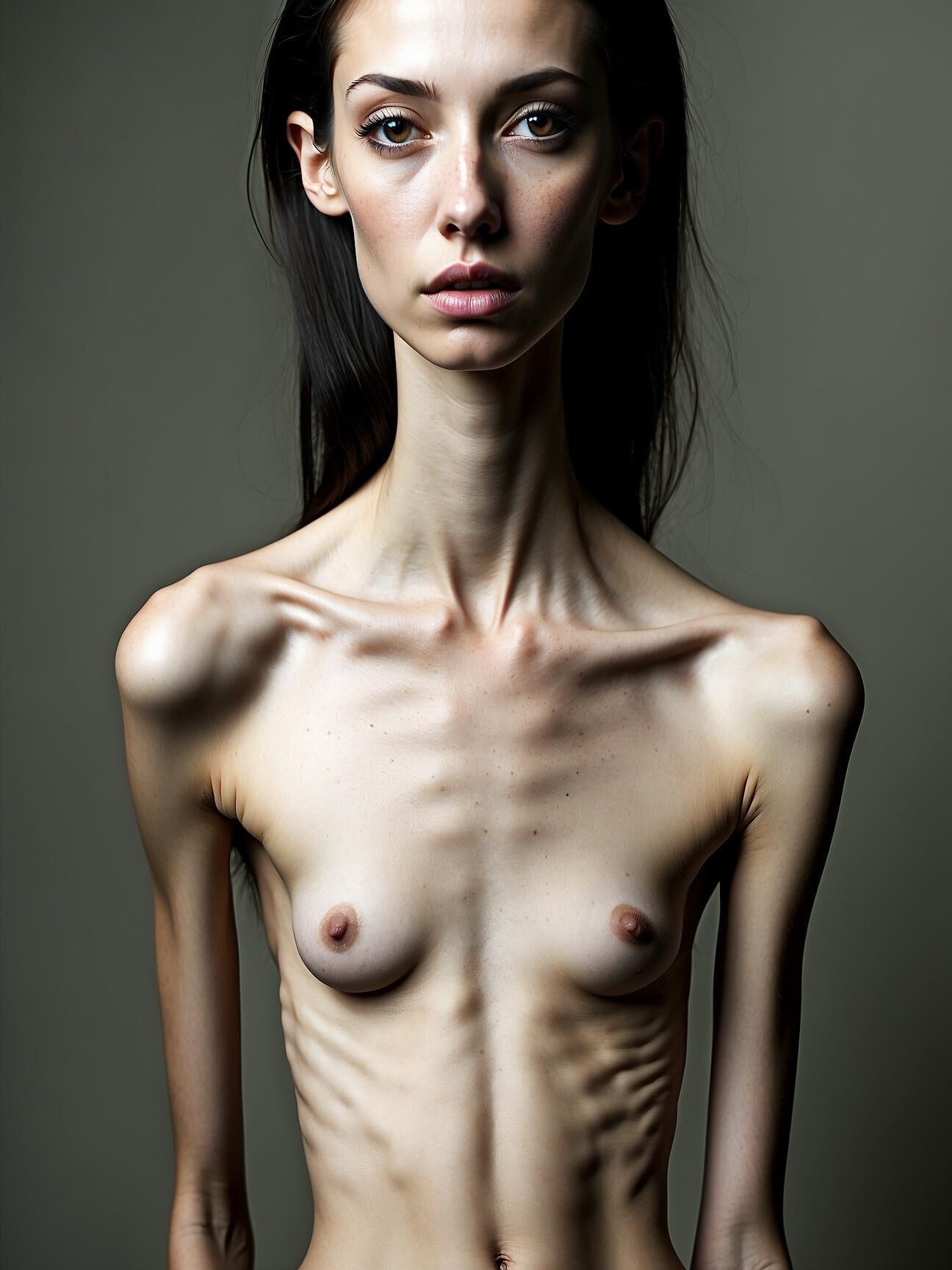 Anorexic fantasy-woman