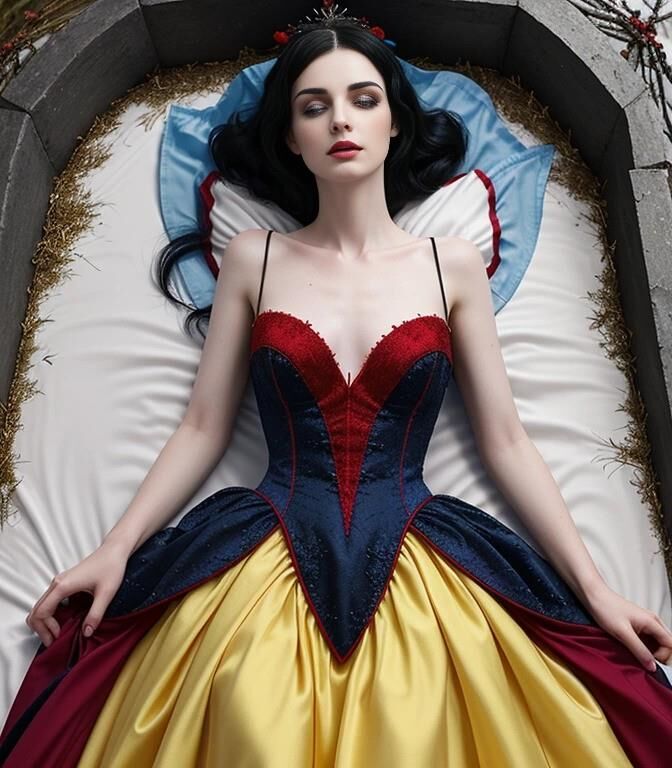 Branca de neve fofa e linda