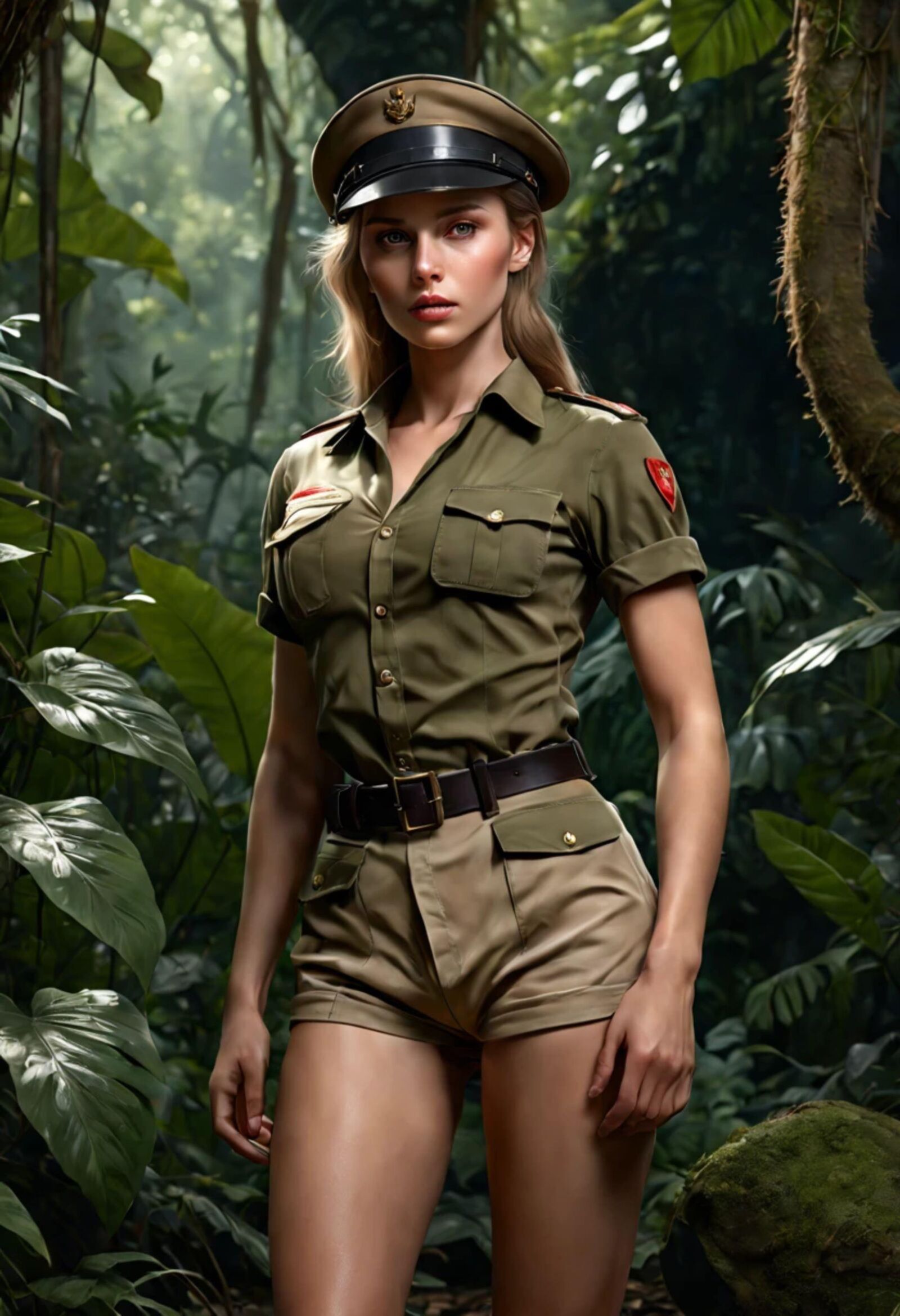 Princess Elisabeth, Duchess of Brabant, in the jungle