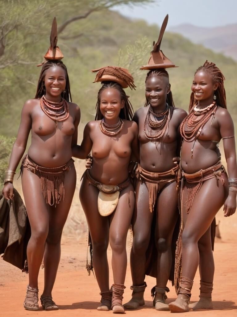 Mujer de la tribu himba africana