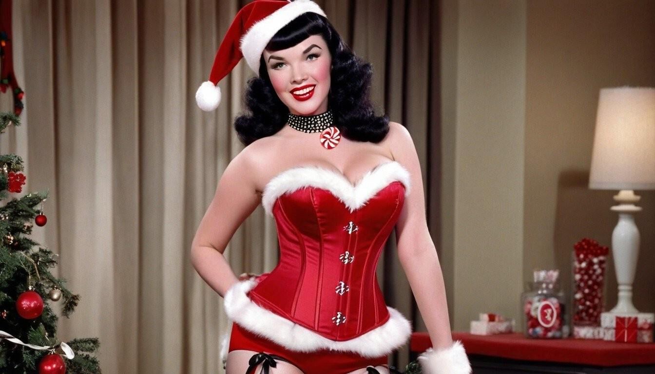 Bettie Page en Corsés 3 - Felices fiestas