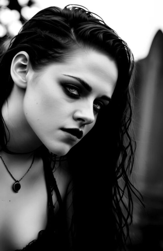 Kristen Stewart: Black and White