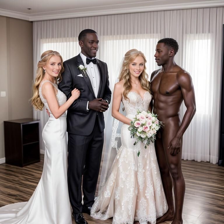 Interracial wedding