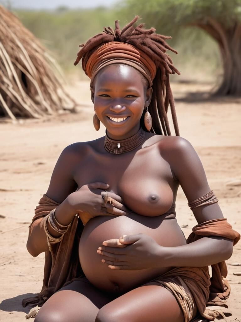 Femme africaine enceinte