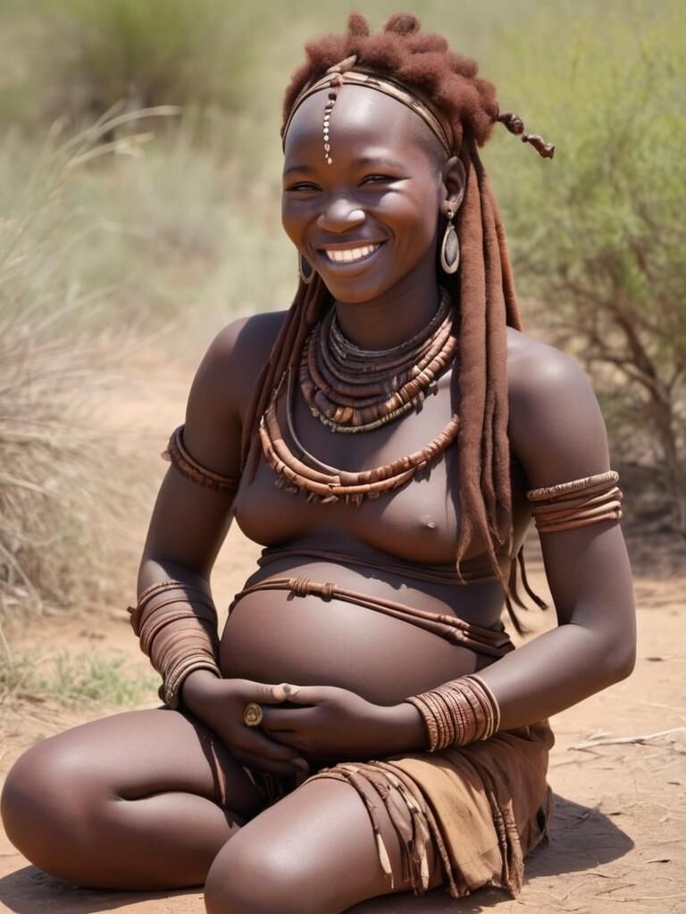 Femme africaine enceinte